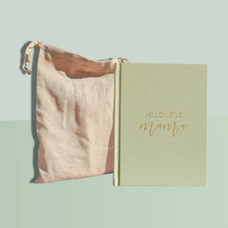 blossom and pear pregnancy journal sage green