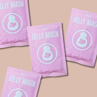 soothing hydrating skin sheet mask for pregnant belly