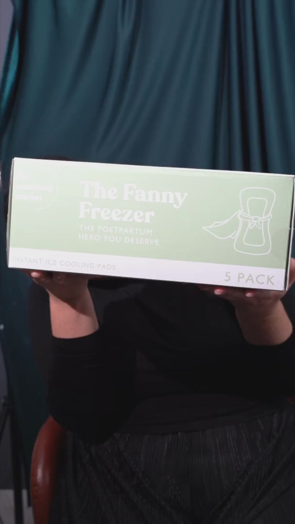 a short video with simple instructions on to use your postpartum fanny freezer pads